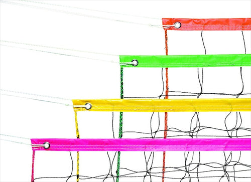 Champion 003547 Vinyl High Visibility Volleyball Net- 2.5 Mm- 30 Ft x 3 Ft x 4 In- Neon Yellow