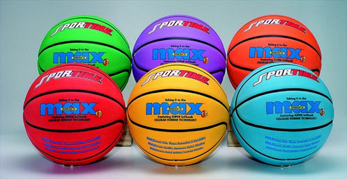 Sportime 016085 Max 27 In. Junior Basketballs- Set - 6
