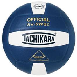 Tachikara SV5WSC.NYW Sensi-Tec Composite High Performance Volleyball - Navy-White