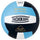 Tachikara SV5WSC.PBWB Sensi-Tec Composite High Performance Volleyball - Powder Blue-White-Black