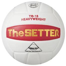 Tachikara TB18 Sensi-Tec Setter Ball - White-Scarlet