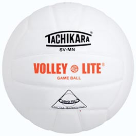 Tachikara SVMN Volley-Lite Volleyball - White