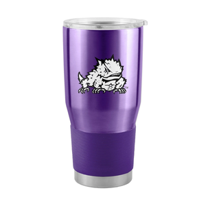 TCU Horned Frogs Travel Tumbler 30oz Stainless Steel - Special Order - Logo Brands