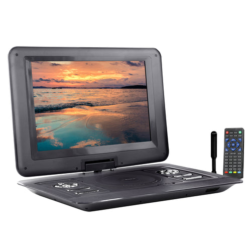 Trexonic  15.4 Inch Portable TV+ DVD Player with Swivel TFT-LCD Screen and USB,SD,AV,HDMI Inputs