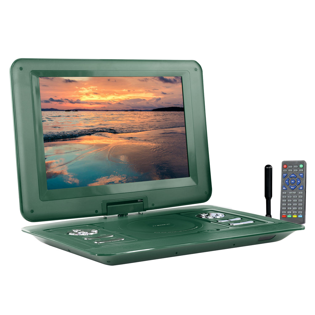 Trexonic  15.4 Inch Portable TV+ DVD Player with Swivel TFT-LCD Screen and USB,SD,AV,HDMI Inputs - Factory Reconditioned