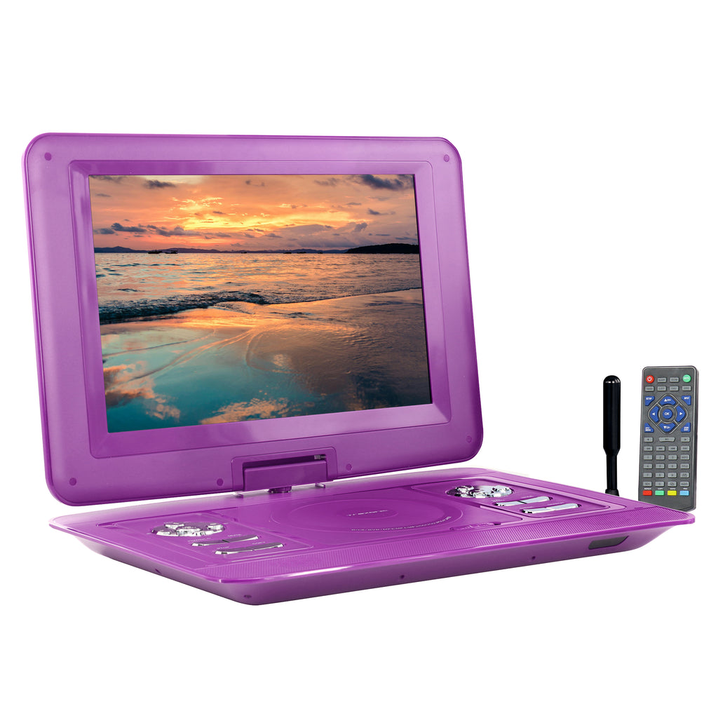 Trexonic  15.4 Inch Portable TV+ DVD Player with Swivel TFT-LCD Screen and USB,SD,AV,HDMI Inputs - Factory Reconditioned