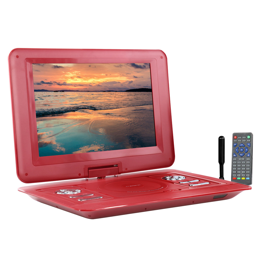 Trexonic  15.4 Inch Portable TV+ DVD Player with Swivel TFT-LCD Screen and USB,SD,AV,HDMI Inputs - Factory Reconditioned