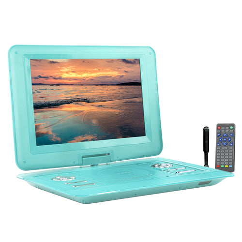 Trexonic  15.4 Inch Portable TV+ DVD Player with Swivel TFT-LCD Screen and USB,SD,AV,HDMI Inputs - Factory Reconditioned