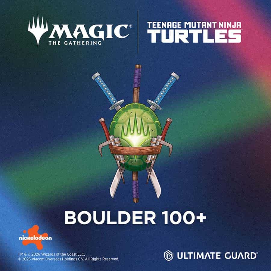 Ultimate Guard: Magic The Gathering: Tmt Teenage Mutant Ninja Turtles: Rte Boulder 100+ Turtle Lair Pre-Order