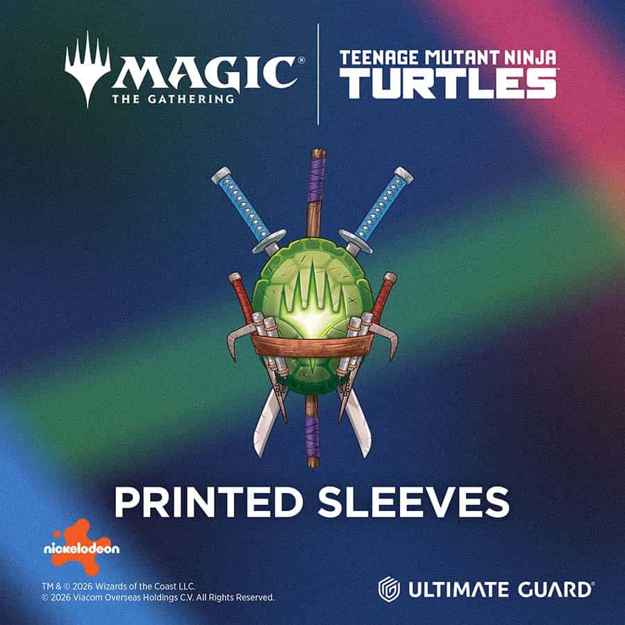 Ultimate Guard: Magic The Gathering: Tmt Teenage Mutant Ninja Turtles: Art Sleeves Artifact Rare Pre-Order