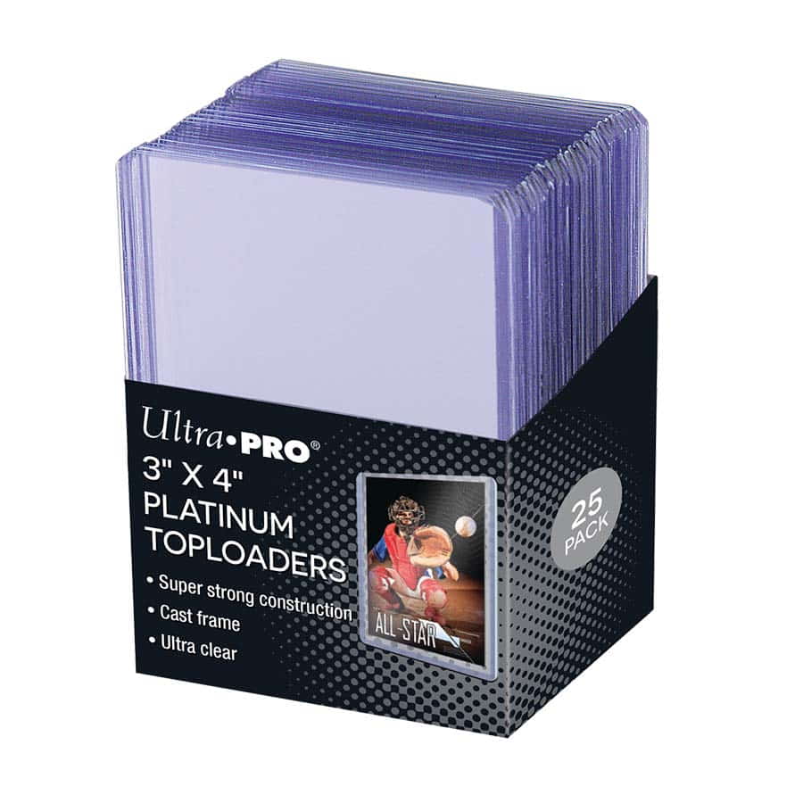 Ultra Pro: Toploader: 3X4 Ultra Clear Platinum (25Ct)