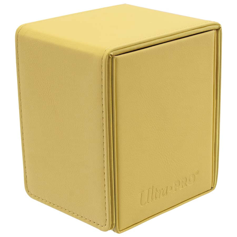 Up Vivid - Ultra Pro: Vivid Alcove Flip Deck Box: Yellow
