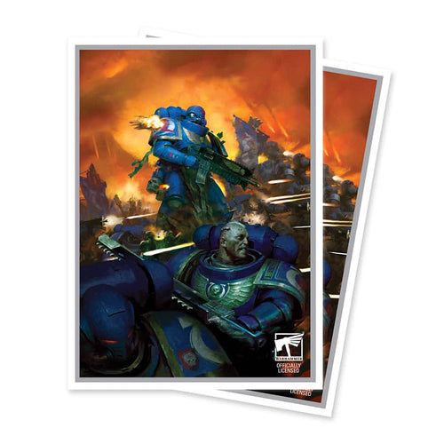 Ultra Pro: Warhammer 40000: Space Marines: Adeptus Astartes 105Ct Apex Deck Protector Sleeves