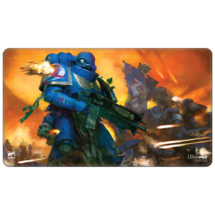 Ultra Pro: Warhammer 40000: Space Marines: Adeptus Astartes Stitched Playmat Pre-Order