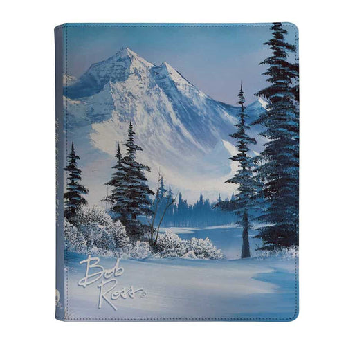 Ultra Pro: Bob Ross Winter Paradise: 9-Pocket Zippered Pro-Binder Pre-Order
