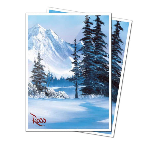 Ultra Pro: Bob Ross Winter Paradise: 105Ct Apex Deck Protector Pre-Order