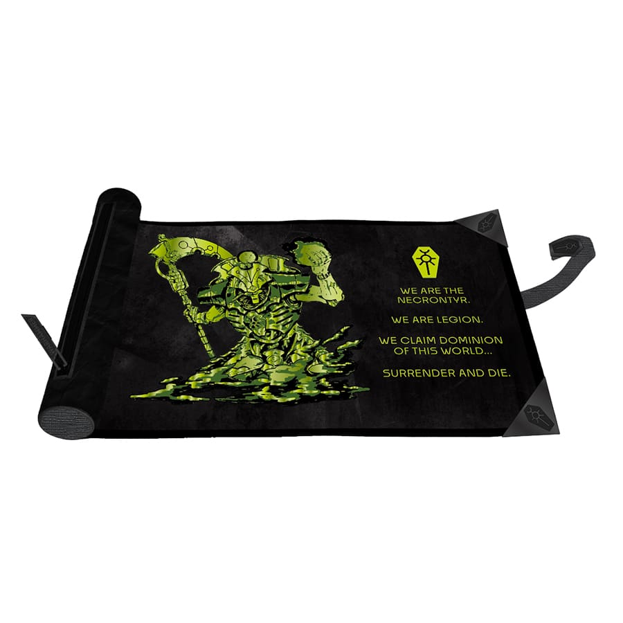 Ultra Pro: Warhammer 40000: Necron Codex Aligned: Premium Foil Dice Scroll Pre-Order