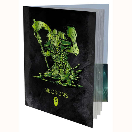 Ultra Pro: Warhammer 40000: Necron Codex Aligned: Datasheet And Index Card Folio Pre-Order