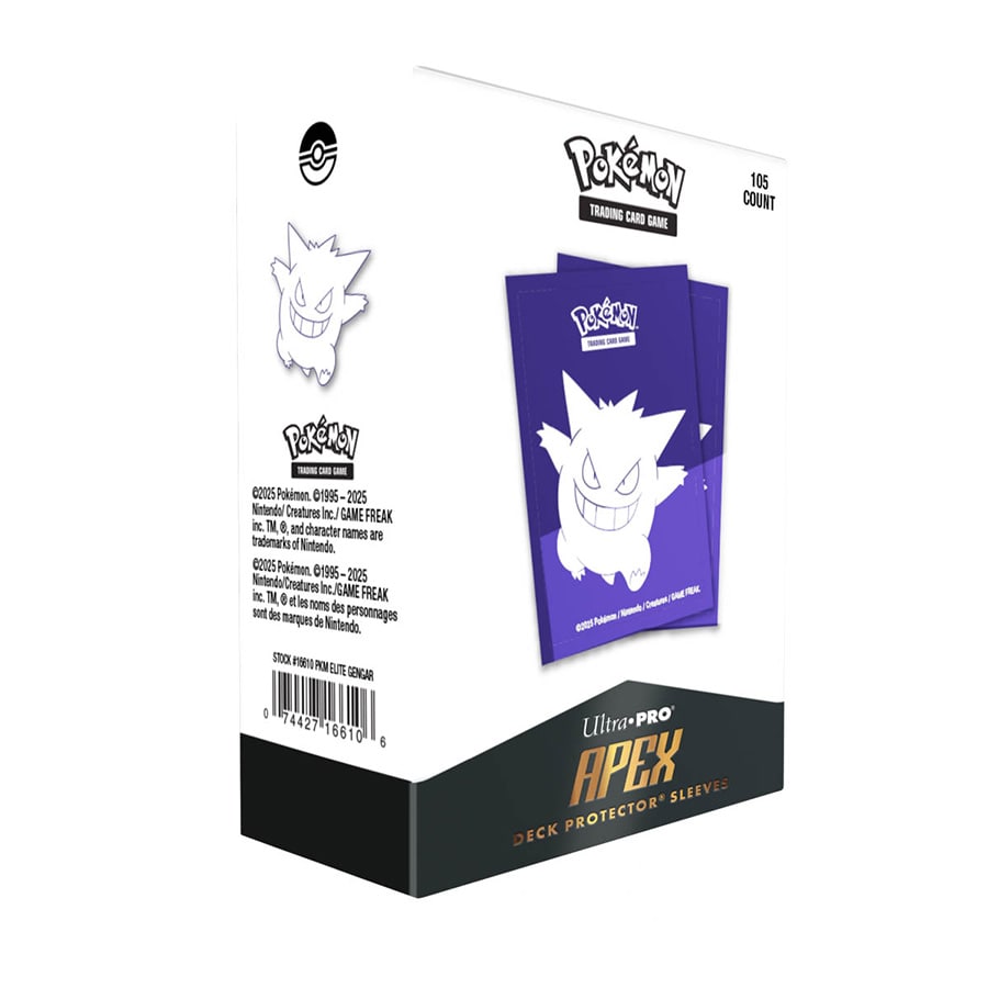 Ultra Pro: Pokemon: Elite Series: Gengar 105Ct Apex Deck Protector Sleeves Pre-Order
