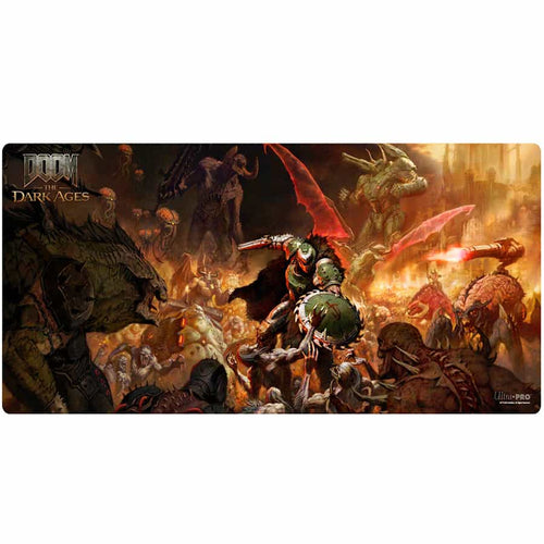 Ultra Pro: Doom: The Dark Age (Bethesda): Doom Onslaught Extended Playmat 1