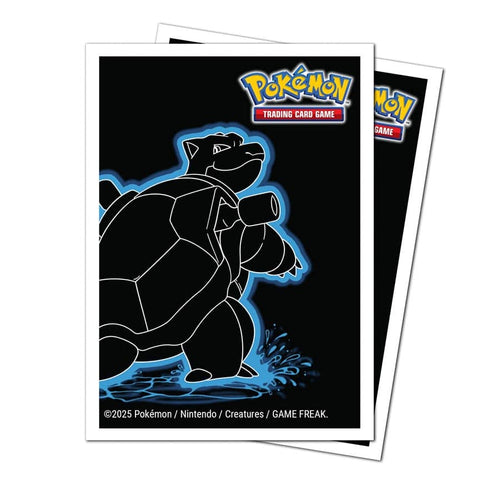 Ultra Pro: Pokemon: Neon Kanto 105Ct Apex Deck Protector Sleeves: Blastoise Pre-Order