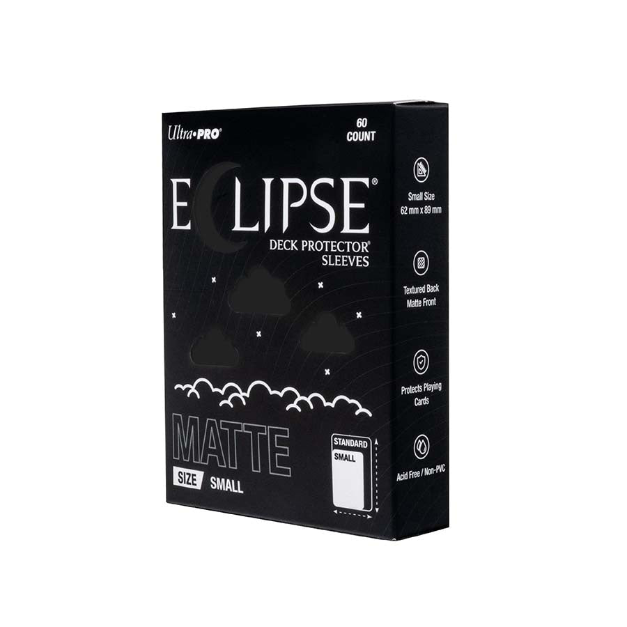 Ultra Pro: Eclipse Sleeves: Small Matte Deck Protectors: Jet Black (60Ct) Pre-Order