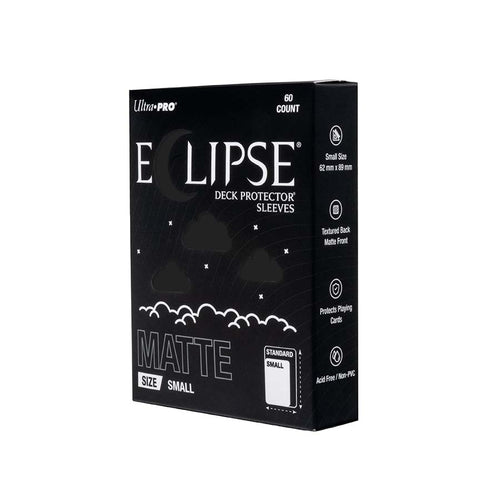 Ultra Pro: Eclipse Sleeves: Small Matte Deck Protectors: Jet Black (60Ct) Pre-Order