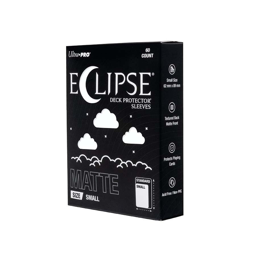 Ultra Pro: Eclipse Sleeves: Small Matte Deck Protectors: Arctic White (60Ct) Pre-Order