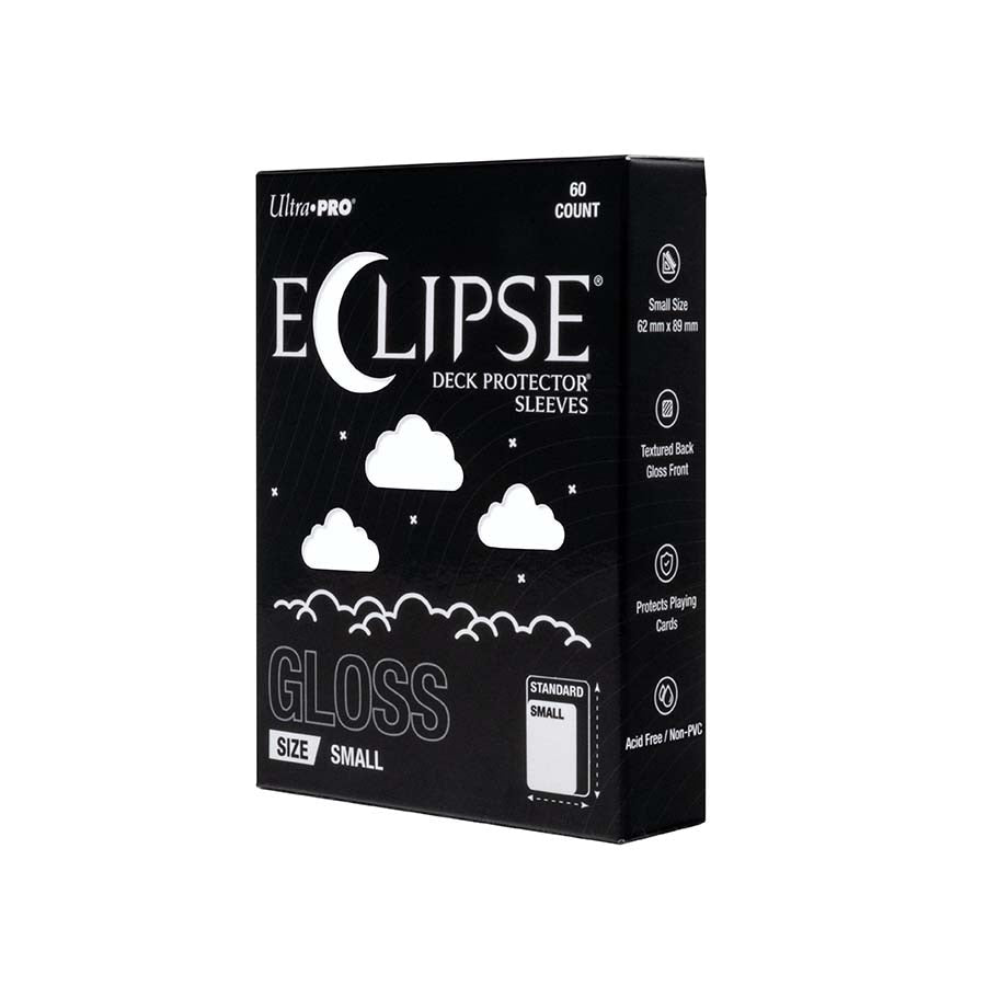 Ultra Pro: Eclipse Sleeves: Small Gloss Deck Protectors: Arctic White (60Ct) Pre-Order