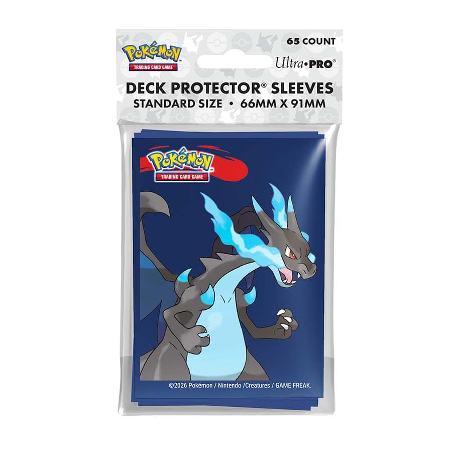 Ultra Pro: Pokemon: Mega Charizard X Deck Protector Sleeves (65Ct) Pre-Order