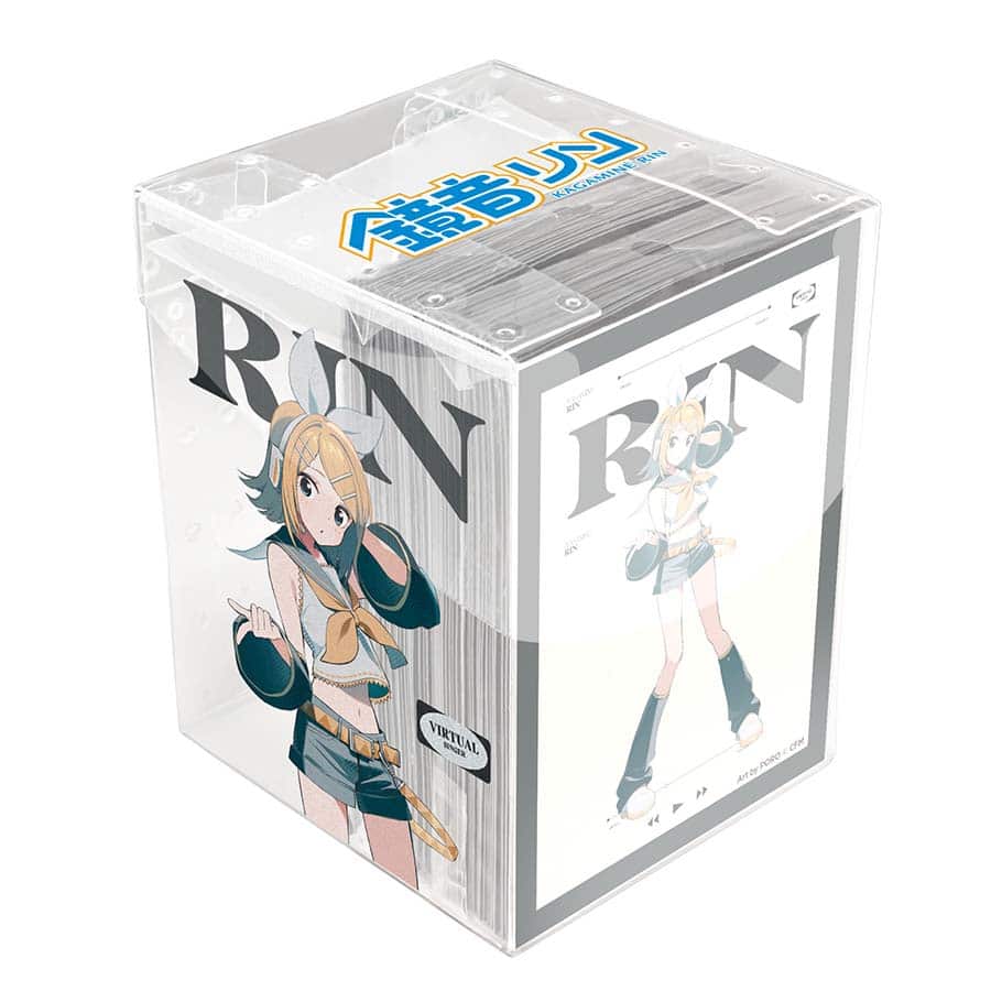 Ultra Pro: Hatsune Miku: Retro Soundscapes: Rin 100Ct Deck Protector Sleeves In Clear Box Pre-Order