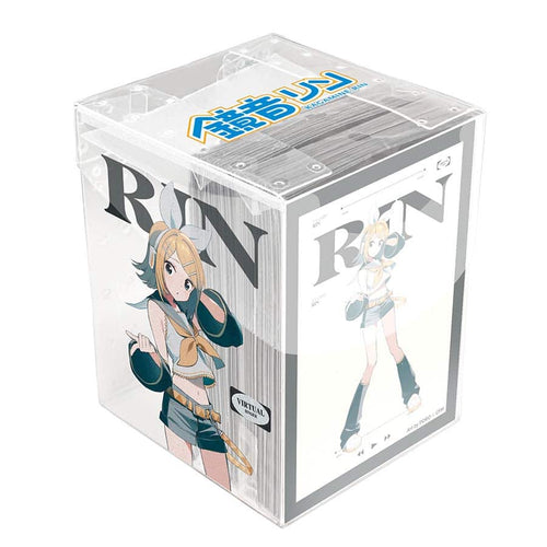 Ultra Pro: Hatsune Miku: Retro Soundscapes: Rin 100Ct Deck Protector Sleeves In Clear Box Pre-Order