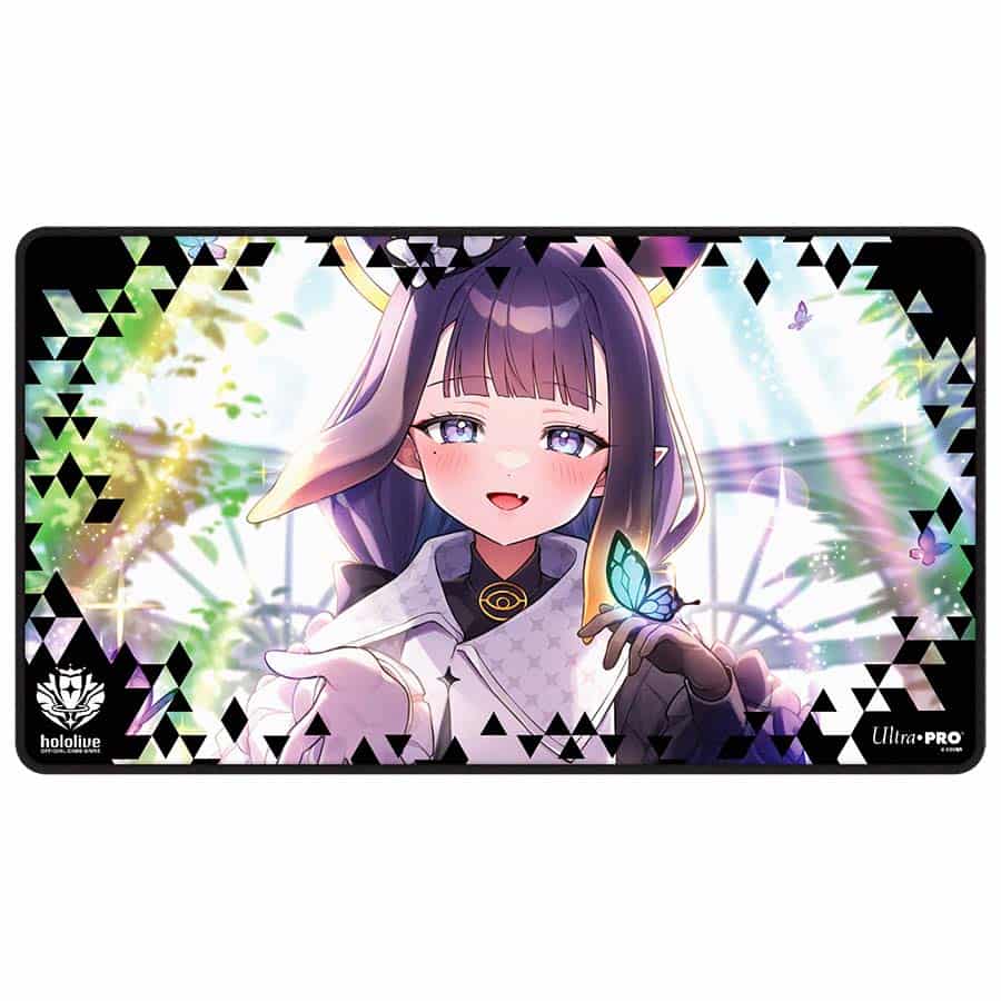 Ultra Pro: Hololive Official Card Game: Series 2: Ninomae Ina'nis Black Stitched Playmat Pre-Order