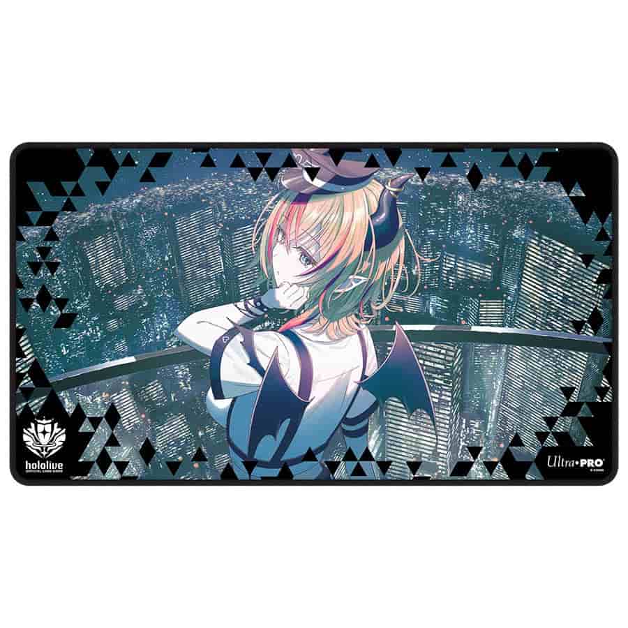 Ultra Pro: Hololive Official Card Game: Series 2: Yuzuki Choco Black Stitched Playmat Pre-Order