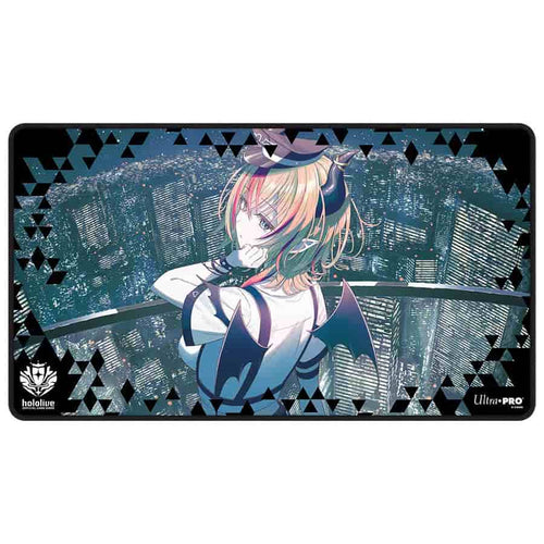 Ultra Pro: Hololive Official Card Game: Series 2: Yuzuki Choco Black Stitched Playmat Pre-Order