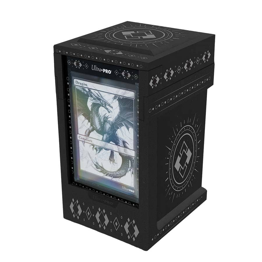 Ultra Pro Obsidian - Ultra Pro: Obsidian One-Touch Tower Deck Box Pre-Order