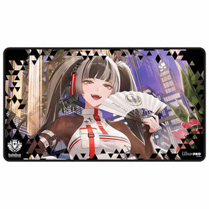 Ultra Pro: Hololive Official Card Game: Series 2: Juufuutei Raden Black Stitched Playmat Pre-Order