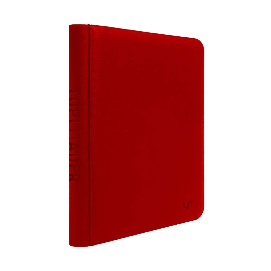 Premium Pro-Binders - Ultra Pro: 4-Pocket Zippered Toploader Premium Pro-Binder: Red Pre-Order