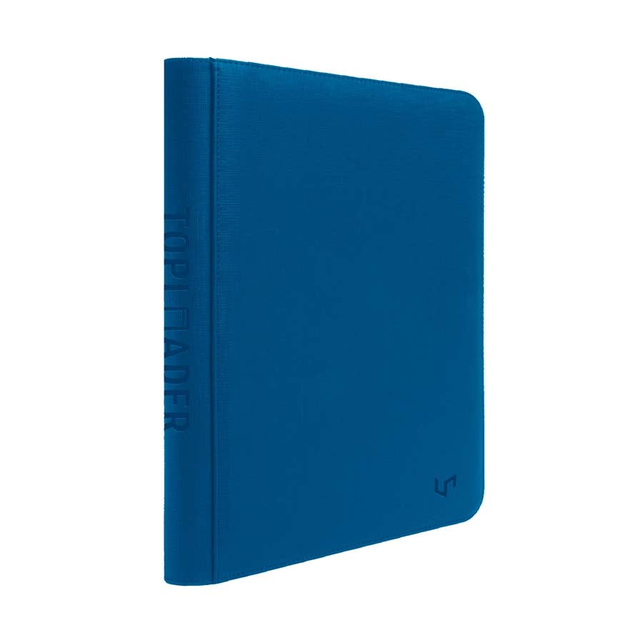Premium Pro-Binders - Ultra Pro: 4-Pocket Zippered Toploader Premium Pro-Binder: Blue Pre-Order