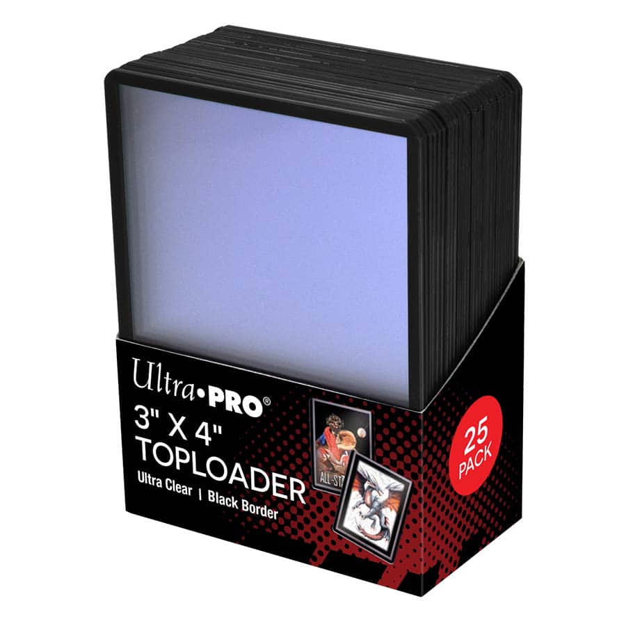 Ultra Pro: Toploader - 3X4 Black Border