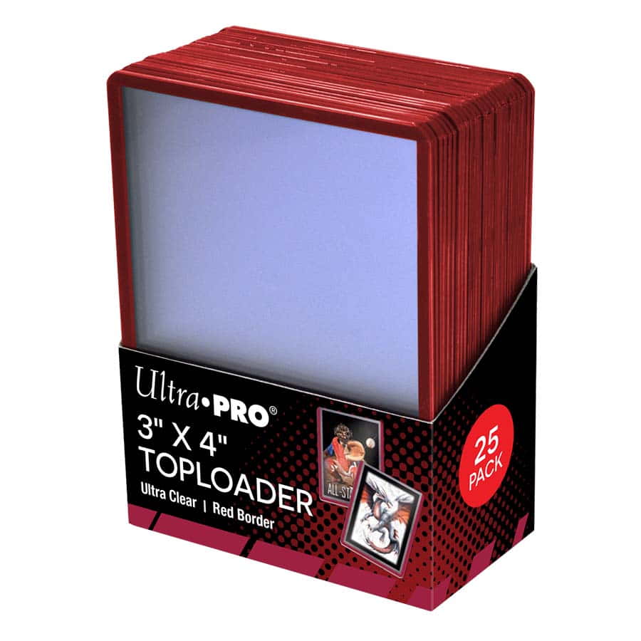 Ultra Pro: Toploader - 3X4 Red Border