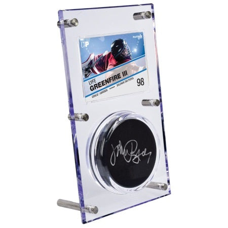 Memorabilia - Ultra Pro: Clear Puck And Card Flip Display 35Pt- Acrylic
