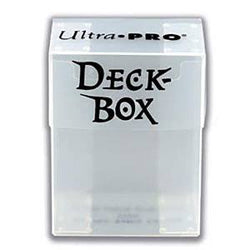 Ultra Pro: Solid Deck Box : Clear 81454