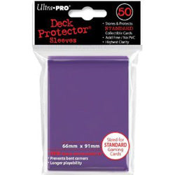 Gaming Card Sleeve - Ultra Pro: Pro-Gloss Standard Deck Protector - Purple 50Ct