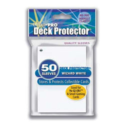 Gaming Card Sleeve - Ultra Pro: Pro-Gloss Small Deck Protector - White 60Ct