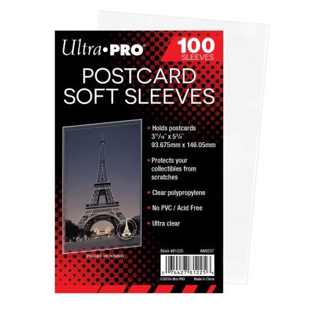 Postcard - Ultra Pro: Soft Sleeve - Post Card Size 81225