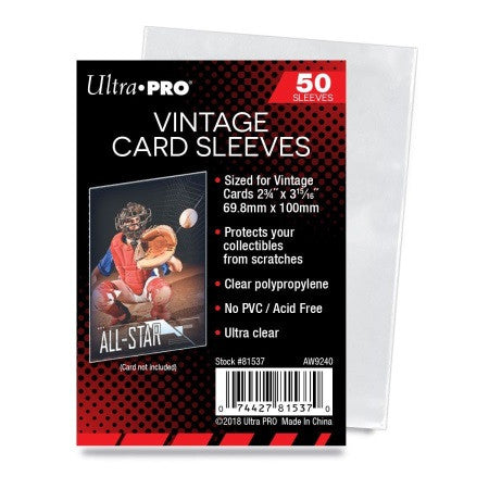 Ultra Pro: Soft Sleeve - Vintage Card