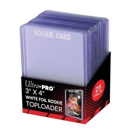 Ultra Pro: Toploader - 3X4 Rookie' White Print 81356