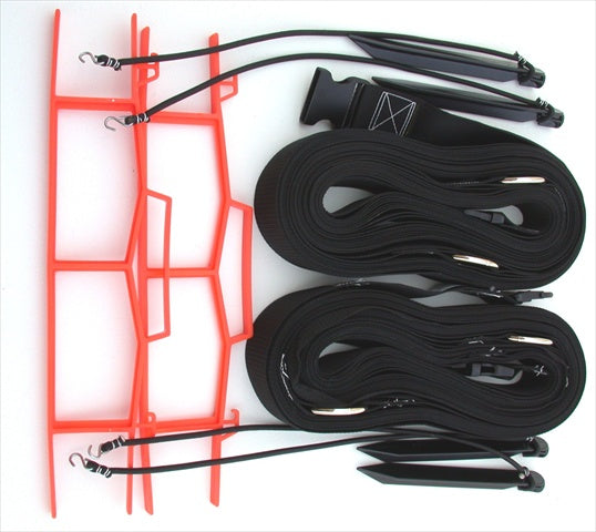 Home Court 19NABKS Black 2-inch Non-adjustable Web Courtlines