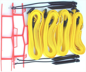 Home Court M819AYS 8 Meter Yellow 2-inch Adjustable Web Courtlines